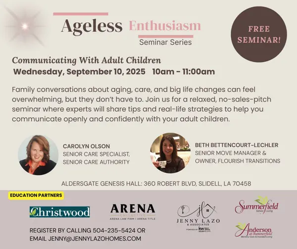 Ageless Enthusiasm Communicating with Adult Children
