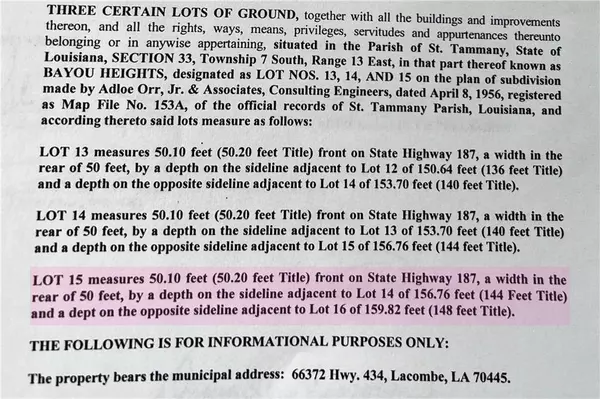66372 HIGHWAY 434 HWY, Lacombe, LA 70445