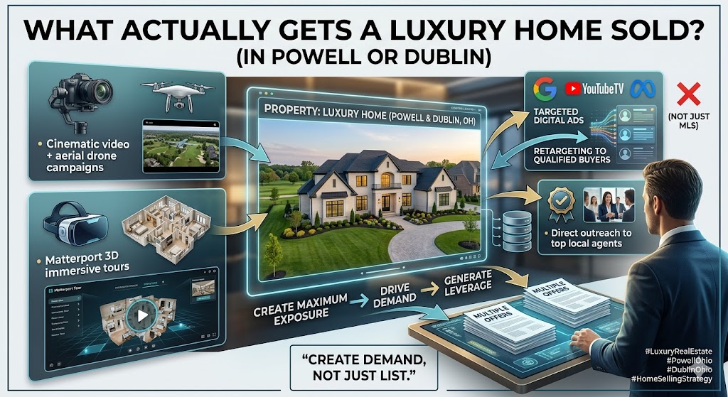What it takes to sell a luxury home in Powell Ohio.