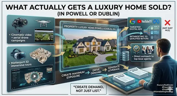 What Actually Gets a Luxury Home Sold in Powell & Dublin, Ohio | Andrew Robinson