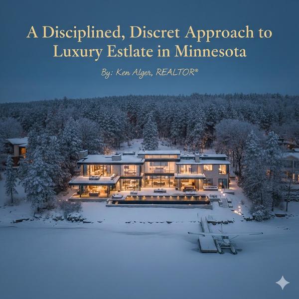 feature image of A Disciplined, Discreet Approach to Luxury Real Estate in Minnesota : By Ken Alger, REALTOR®
