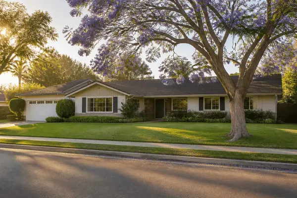 Established family home on a tree-lined street in Orange County, California