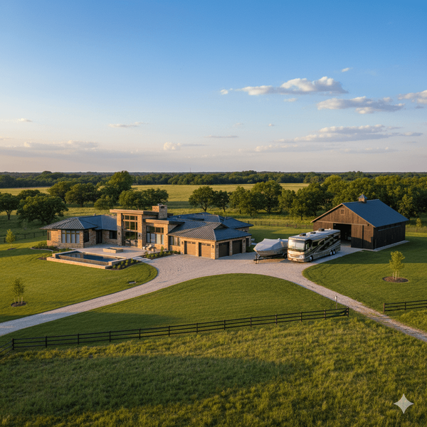 Acreage with Barn
