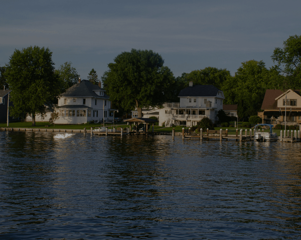 luxury homes on the water