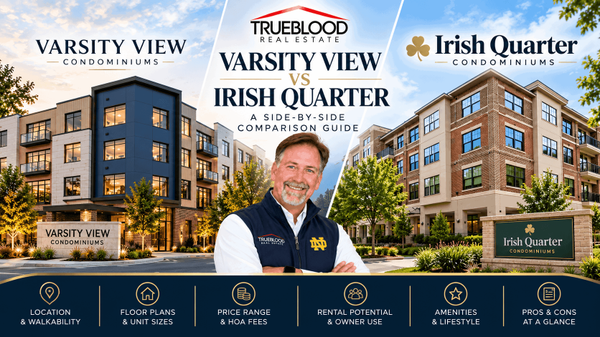 Varsity View vs. Irish Quarter: Two Notre Dame Condos Compared
