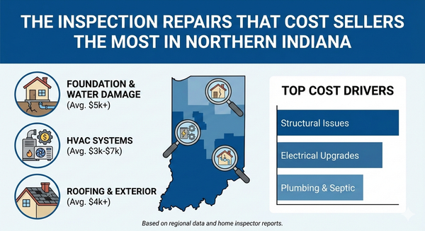 feature image of The Inspection Repairs That Cost Sellers the Most in Northern Indiana