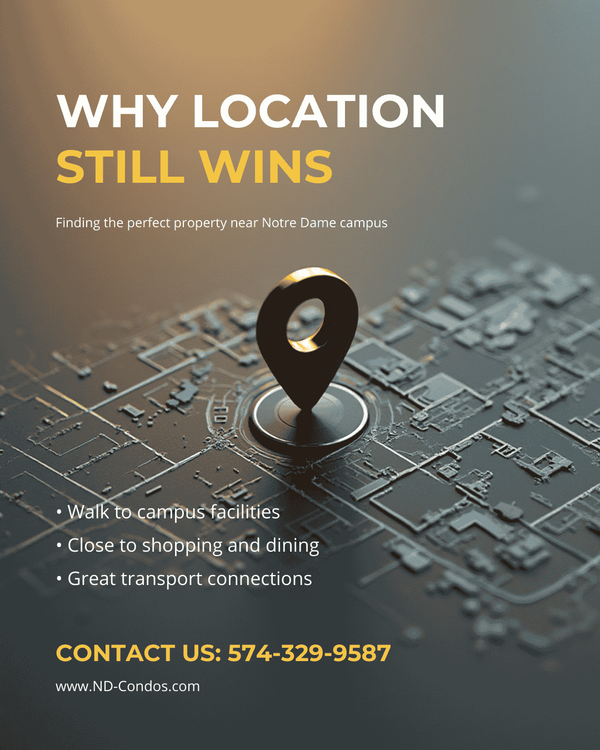 feature image of The Neighborhood Factor: Why Location Still Drives Value Near Notre Dame