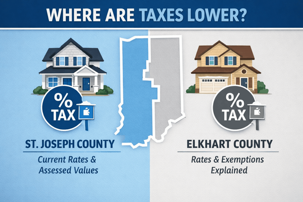 feature image of How Property Taxes Really Compare: St. Joseph vs. Elkhart County