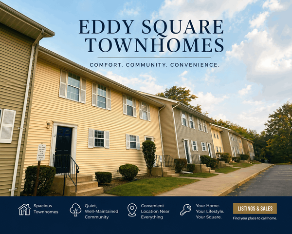 feature image of Eddy Square Townhomes Near Notre Dame