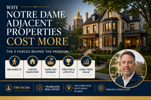 Why Notre Dame Adjacent Properties Cost More: The 5 Forces Behind the Premium