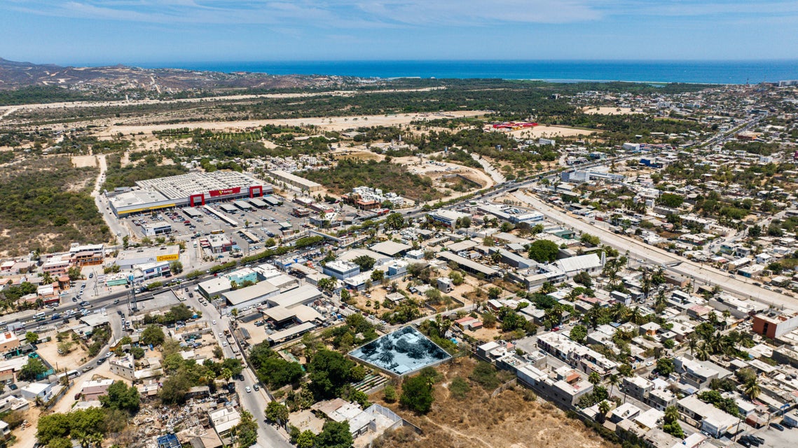 Paved streets and urban infrastructure in Guaymitas, San José del Cabo