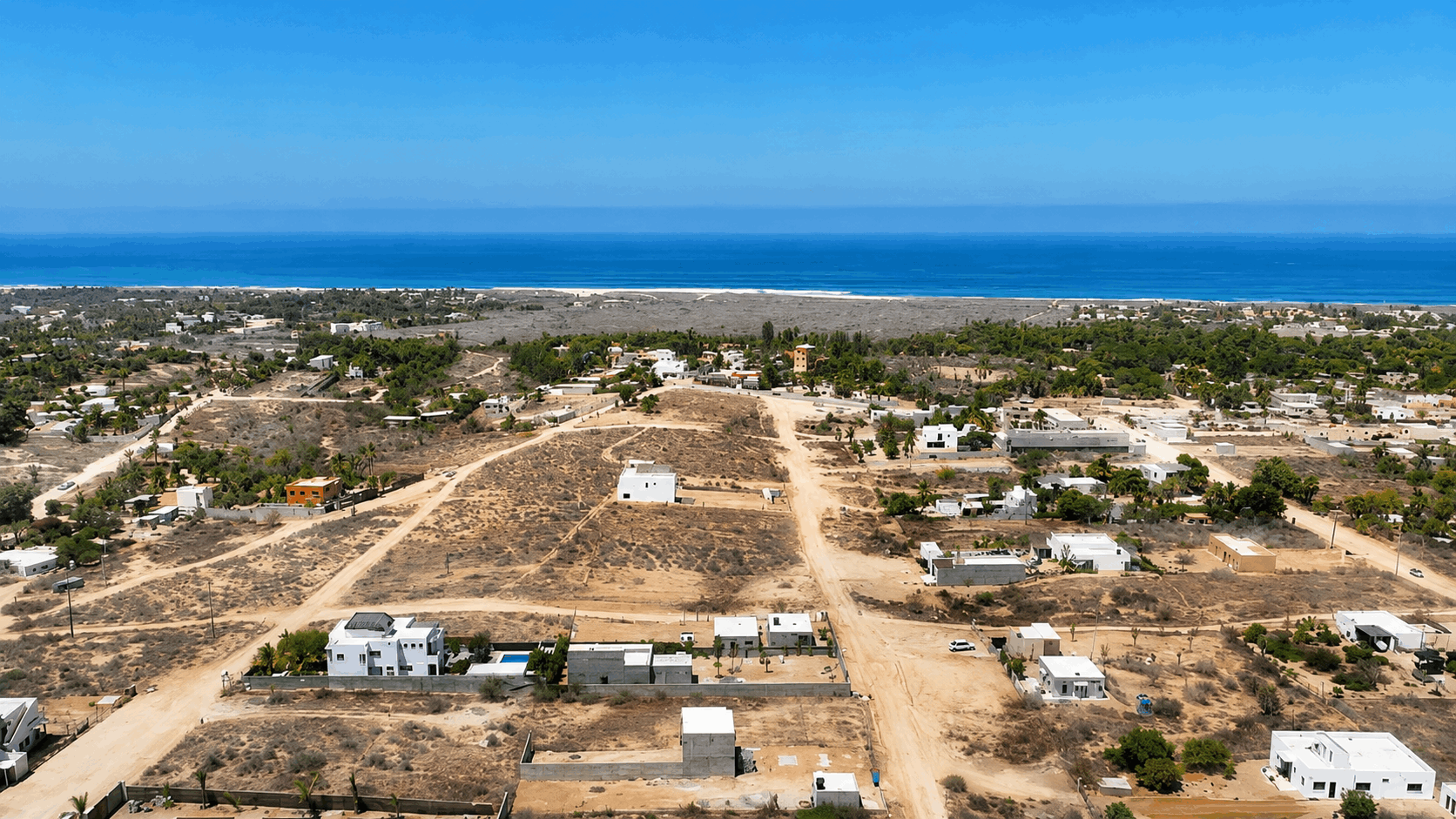 Las Tunas Todos Santos coastal community near Punta Lobos and La Pastora