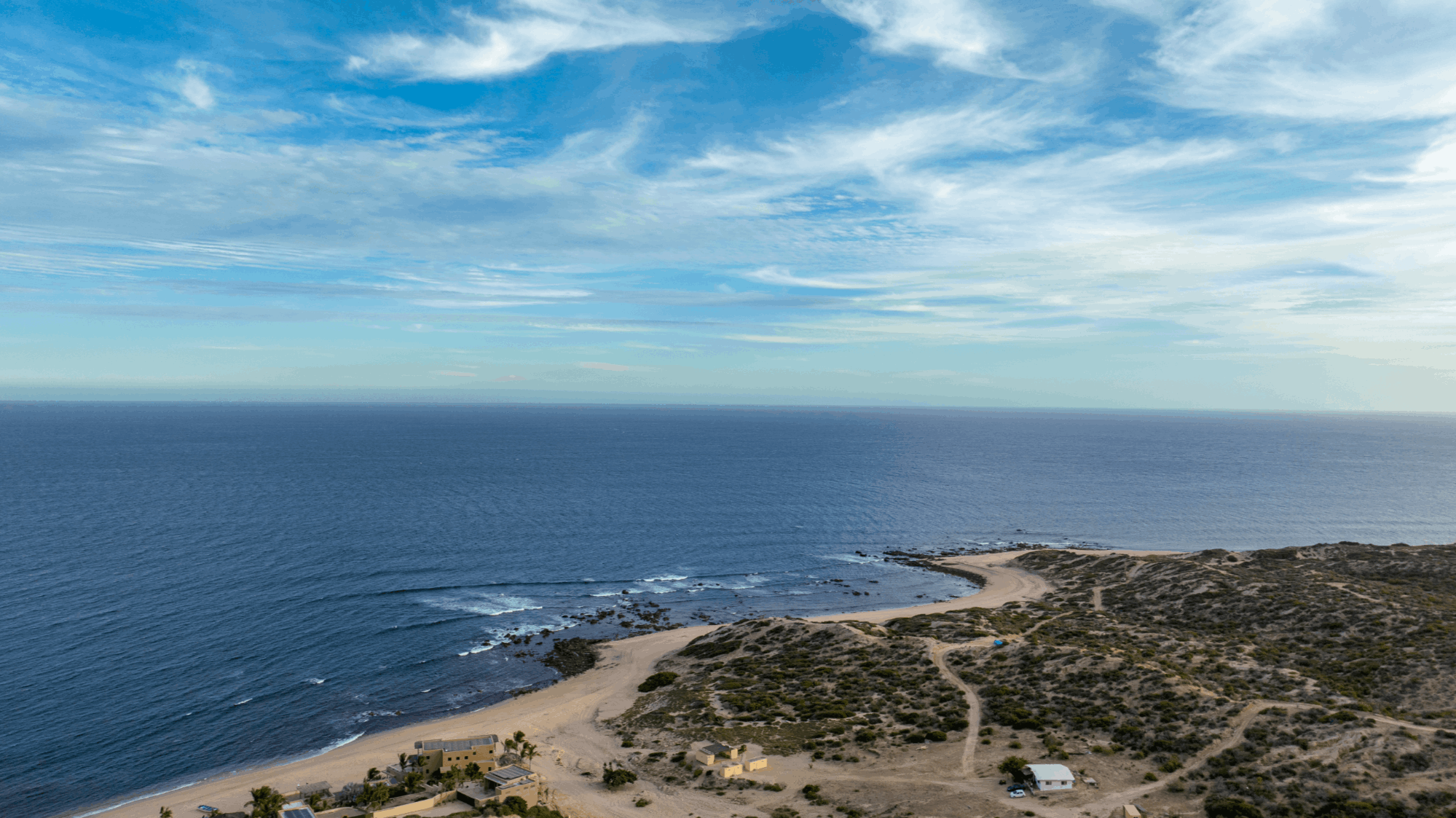 East Cape South desert coastline and Sea of Cortez, Baja California Sur