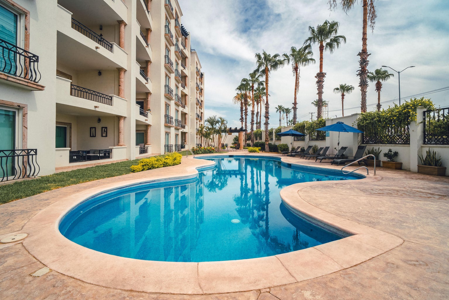 Interior of a two-bedroom condo at Puerta Cabos Village, Cabo San Lucas