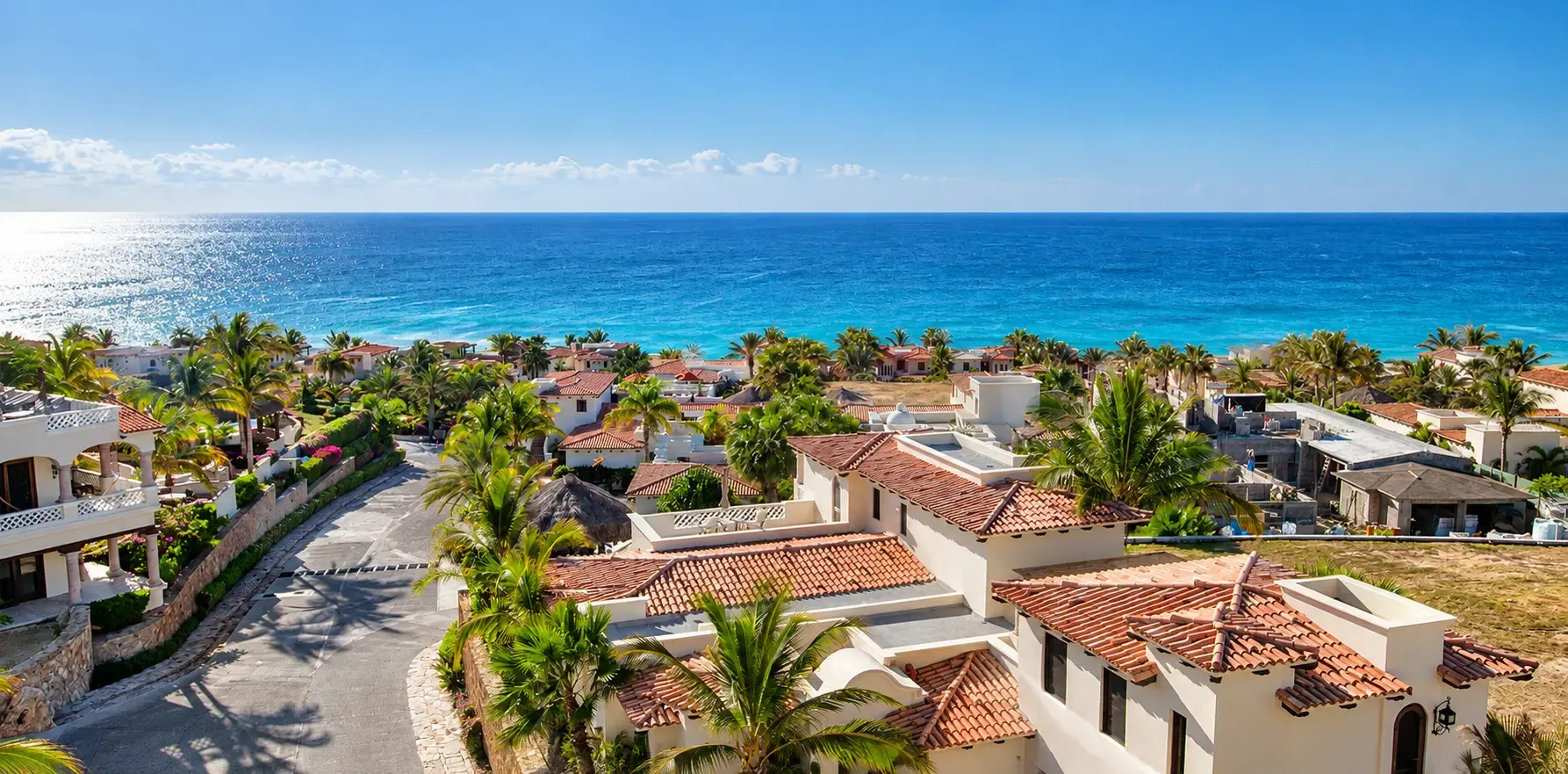Hacienda-style architecture at El Encanto de la Laguna, San José del Cabo