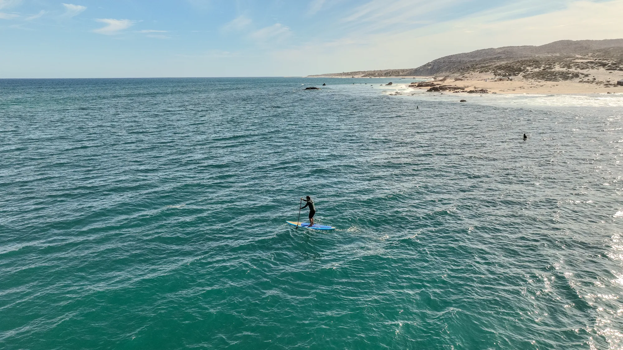 Santa Elena point and the 9 Palms coastline on the Sea of Cortez, East Cape, Los Cabos