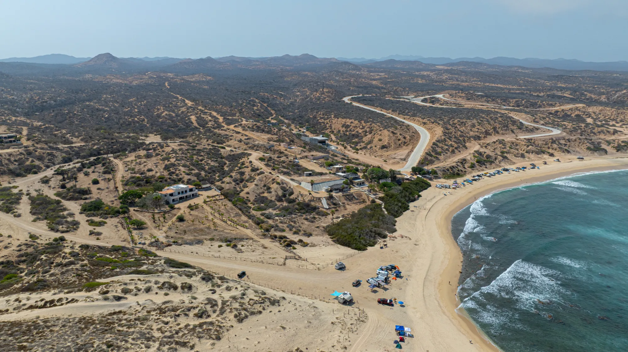Desert canyons and arroyos inland from 9 Palms, East Cape, Baja California Sur