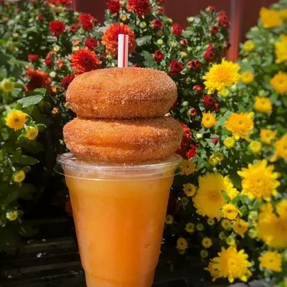 Food-Cider-Slushee-and-Donuts