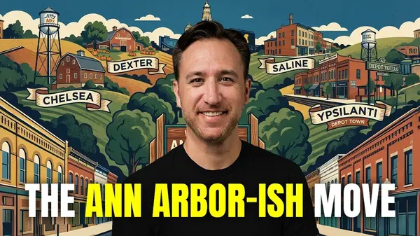 feature image of 5 Best Places to Live Near Ann Arbor: Top Suburbs for More Space and Lower Taxes (2026)