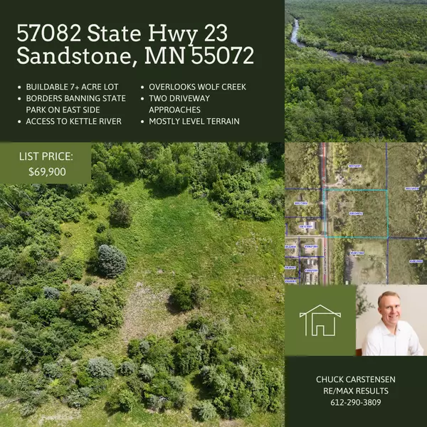 Price Drop! Sandstone Acreage that Borders Banning State Park