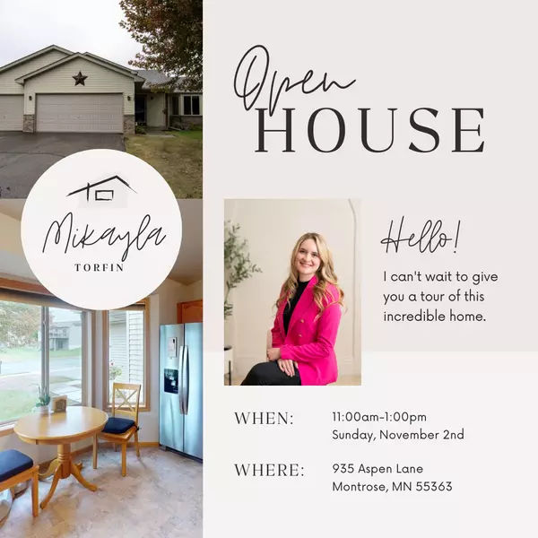 OPEN HOUSE! Sunday, Nov. 2nd 11-1pm in Montrose