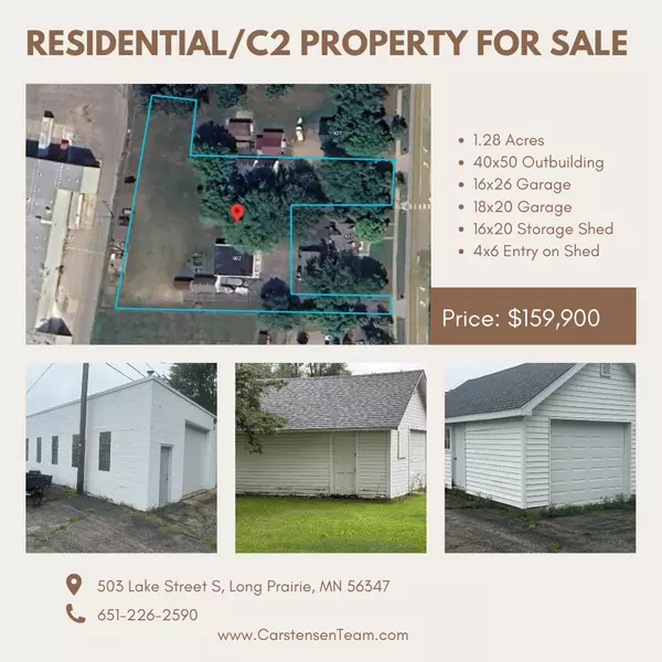 Versatile Mixed-Use Property in Long Prairie: Storage, Workspace & Investment Potential