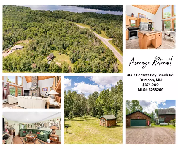 4BR/3BA Acreage Retreat in Brimson MN