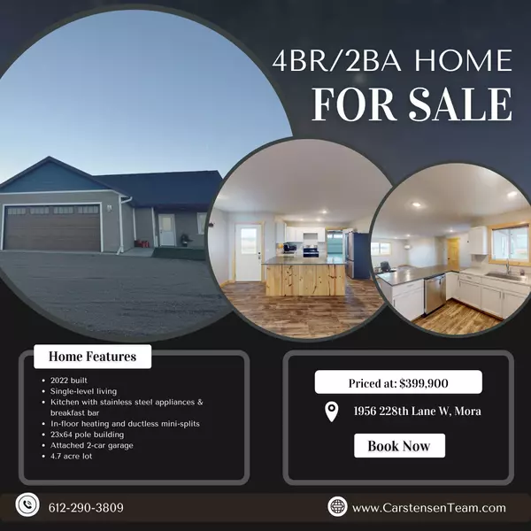 4BR/2BA One Story in Mora on Acreage with an Outbuilding