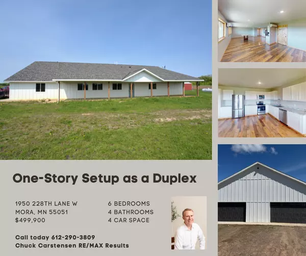 Tour This Dual-Living Acreage Home in Mora