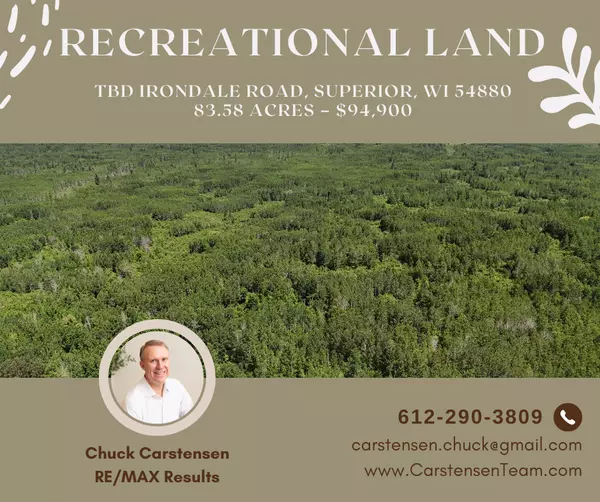 83+ Acre Retreat in Superior Wisconsin