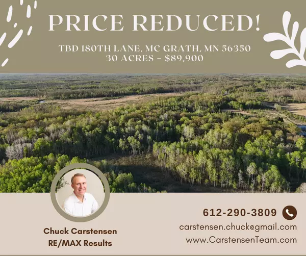 Price Reduced! 30 Recreational Acres in McGrath, MN