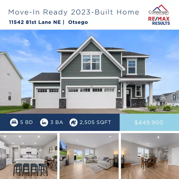 Nearly New 5BR/3BA Home in Prime Otsego Location
