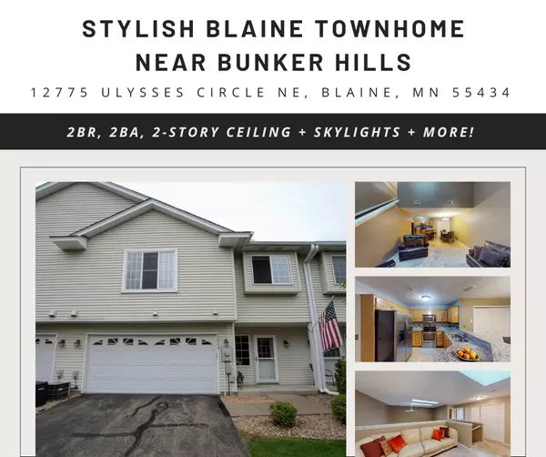 Price Reduced--Blaine Townhome Close to Bunker Hills, Shopping & More!