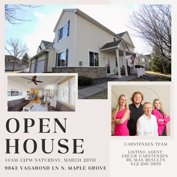 Just Listed 2BR/2BA Maple Grove Townhome | Open House March 28th too!,Chuck Carstensen