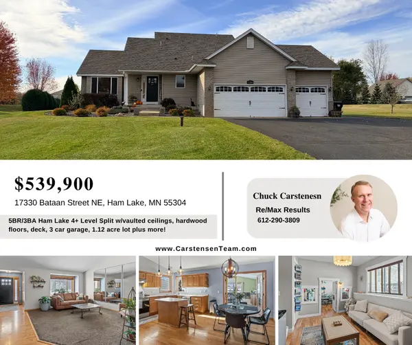 Set Up Your Showing Today! 5BR/3B Ham Lake Home,Chuck Carstensen