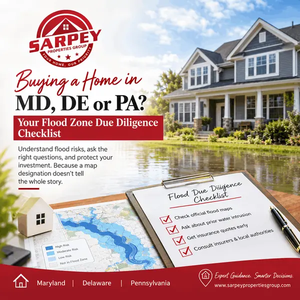 Buying a Home in MD, DE or PA? Your Flood Zone Due Diligence Checklist