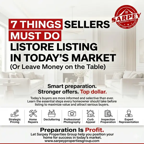7 Things Sellers MUST Do Before Listing in Today’s Market (Or Leave Money on the Table),Melvin & Dorothy Sarpey