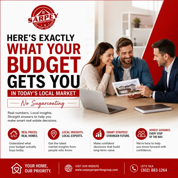 Here’s Exactly What Your Budget Gets You in Today’s Local Market — No Sugarcoating,Melvin & Dorothy Sarpey