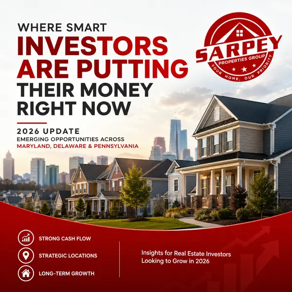 Where Smart Real Estate Investors Are Putting Their Money in 2026: Emerging Opportunities Across Maryland, Delaware & Pennsylvania,Melvin & Dorothy Sarpey