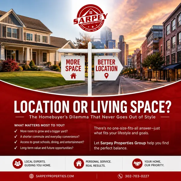 Location or Living Space? The Homebuyer's Dilemma That Never Goes Out of Style