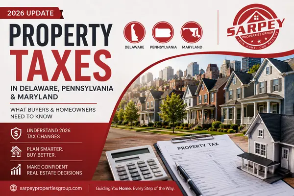 Property Taxes in Delaware, Pennsylvania & Maryland: What Homebuyers and Homeowners Need to Know in 2026
