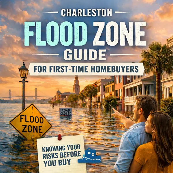 feature image of The Charleston Flood Zone Guide for First-Time Buyers (In Plain English)