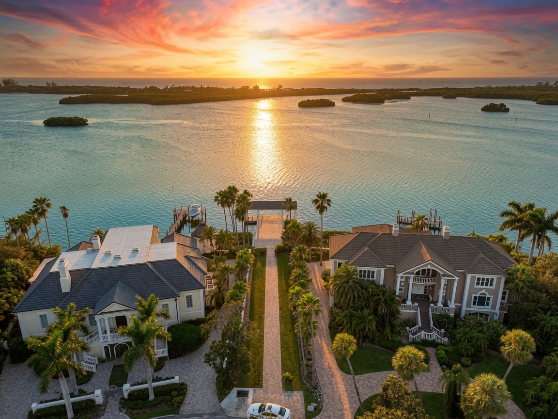 Osprey Florida waterfront sunset luxury lifestyle near homes for sale