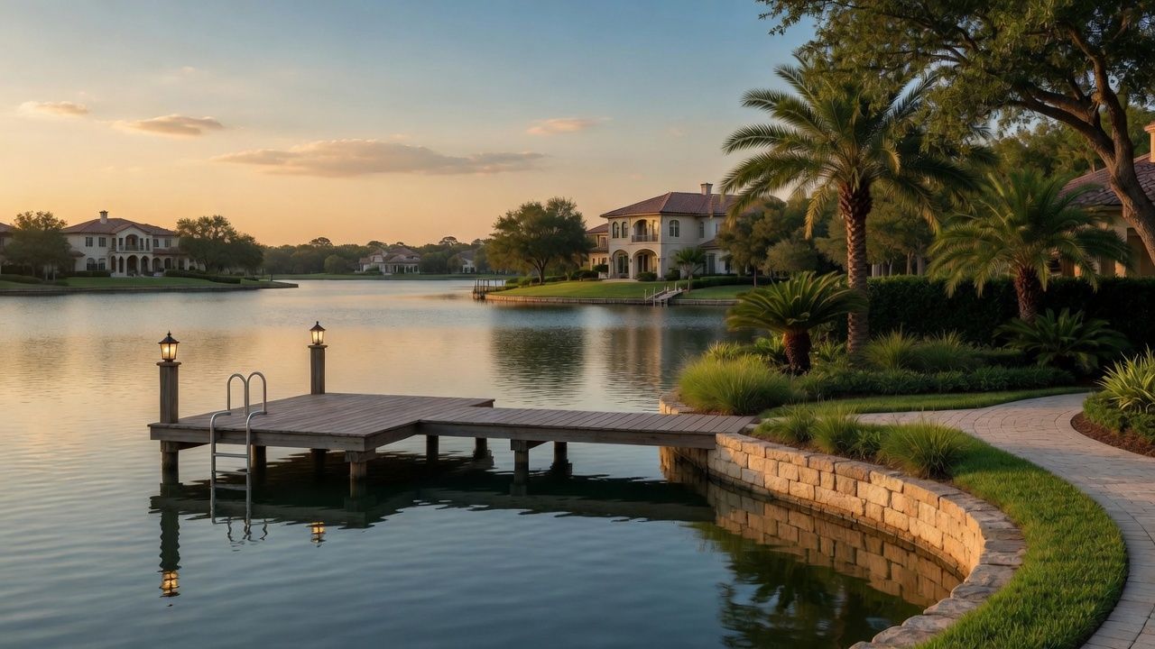 Lakewood Ranch lakefront luxury homes for sale with private docks