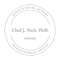 Chad Nash Logo - White