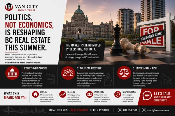 Politics, Not Economics, Is Reshaping BC Real Estate This Summer