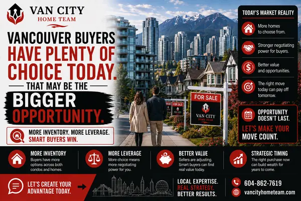 Vancouver Buyers Have Plenty of Choice Today. That May Be the Bigger Opportunity.