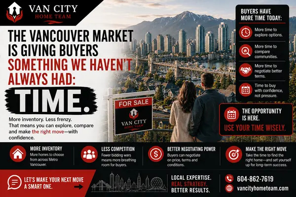 feature image of The Vancouver Market Is Giving Buyers Something We Haven’t Always Had: Time