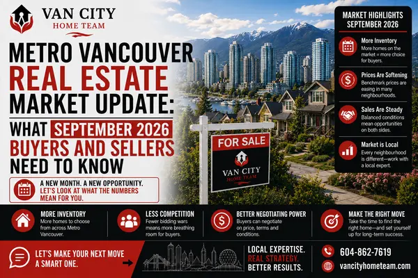 feature image of Metro Vancouver Real Estate Market Update: What September 2026 Buyers and Sellers Need to Know