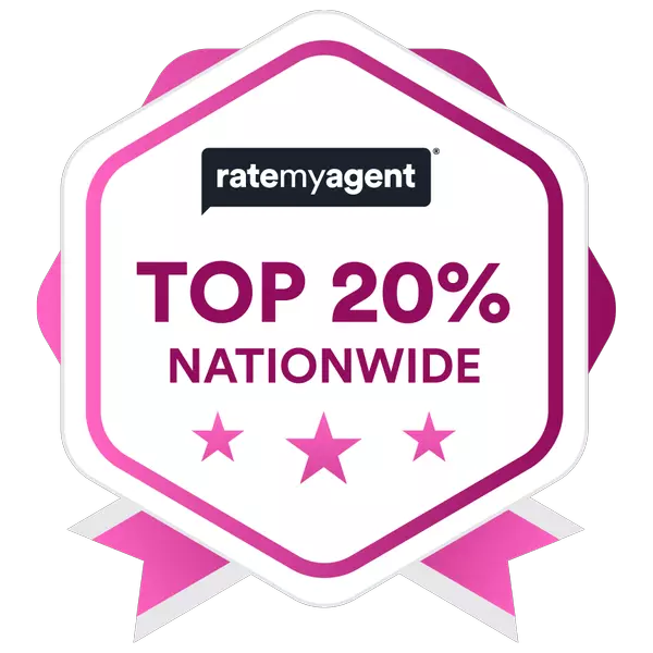 ratemyagent Top 20% Nationwide logo